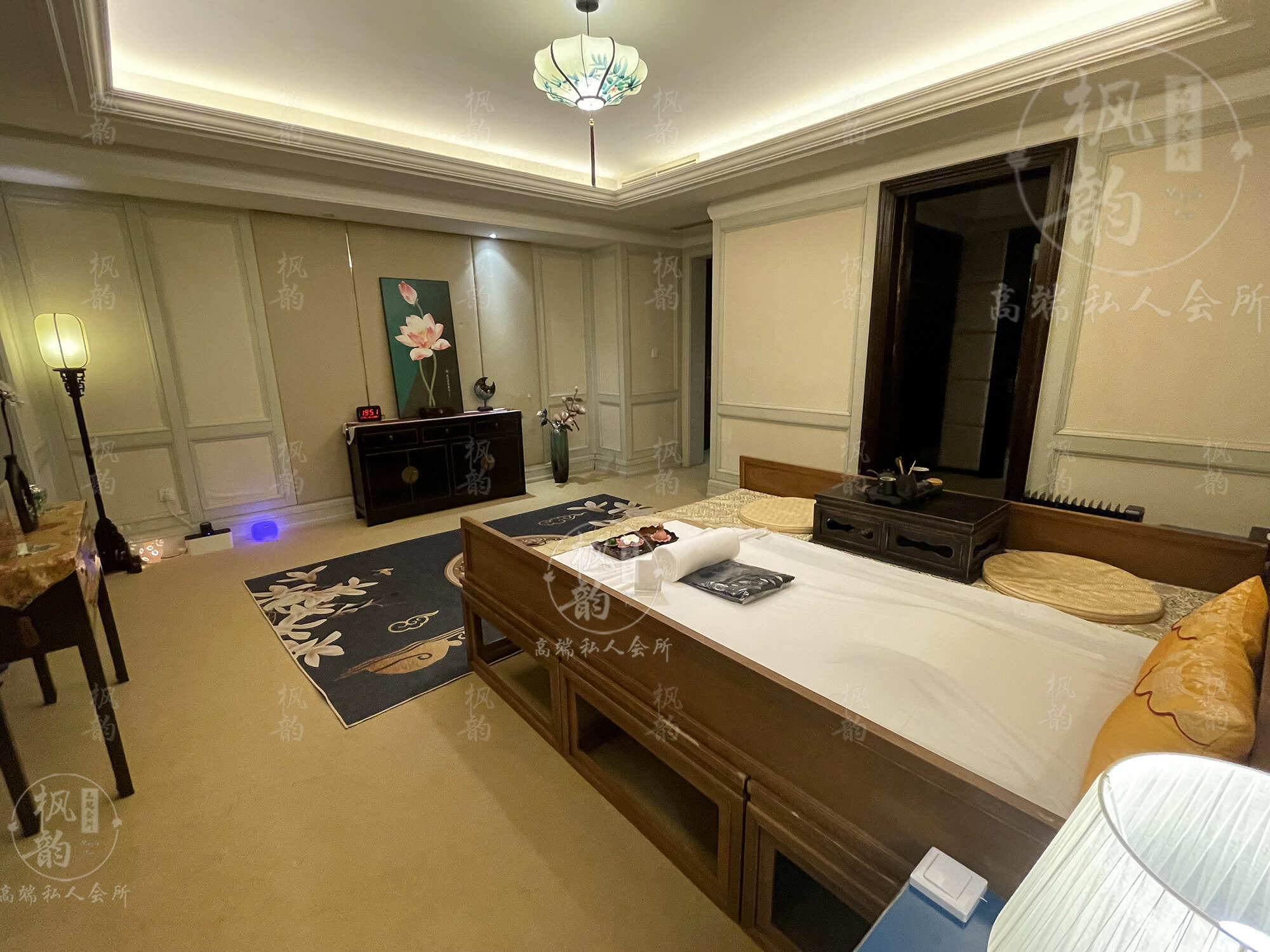 福州天津渔阳鼓楼人气优选沐足会馆房间也很干净，舒适的spa体验